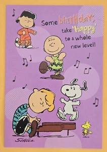 Peanuts "Snoopy & Co" Birthday Greeting Card (+ Envelope 4.5x6.5"). - Picture 1 of 3