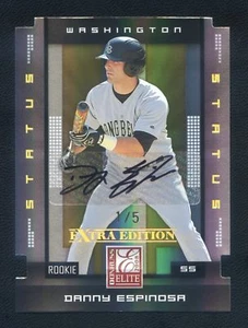 2008 Donruss Elite Extra Edition "Status Gold" DANNY ESPINOSA RC AUTO #1/5 - Bild 1 von 2