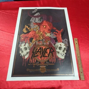 Slayer Sydney Australien 2013 Lithographie Poster 19 x 27 Zoll von Vance Kelly #161/300 - Bild 1 von 18