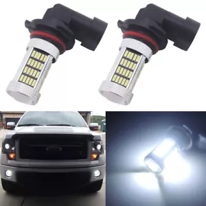 2 HID White 9145 H10 9005 9140 LED Car Pickup Truck Fog Lights Lamp 92-SMD Bulbs - Picture 1 of 12
