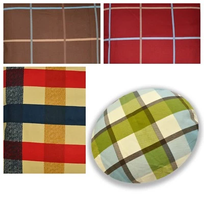 Flat Round Shape Cover*A-Grade Cotton Canvas Floor Seat Chair Cushion Case*LL4 - Image 1 of 2