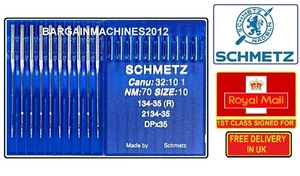 SCHMETZ DPX35 134-35(R) NM:70/10 LAUFFUSS INDUSTRIENÄHMASCHINENNADELN - Bild 1 von 5