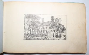 1850s Sketch Book Prints Hand Written Hand Drawn Sketches Signatures 194 Pages - Picture 1 of 23