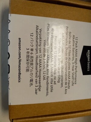 AmazonBasics AAAA  Alkaline Batteries - Pack of 12 - Image 1 of 4