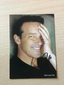 Biglietto autografo Michael Roll originale firmato ATTORE COMMEDIA TV #6014 - Foto 1 di 1