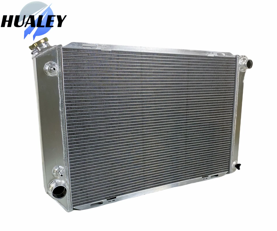 Radiador de aluminio para Ford F150 F250 F350 Bronco 1980-1984 5,0 L 5,8 L 6,6 L 7,5 L Foto 1 de 4