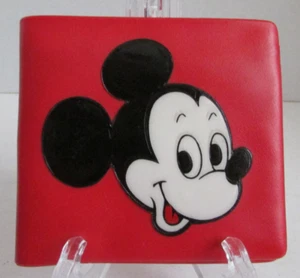 VINTAGE Hallmark Walt Disney Productions Red Mickey Mouse Kid’s Plastic Wallet - Picture 1 of 3