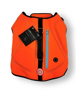 Silver Paw Hundeschwimmweste/Weste aus Neopren, orange Größe L - Bild 1 von 5
