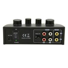 2 Mic Karaoke Sound Mixer Preamp for Home Theatre System Kit