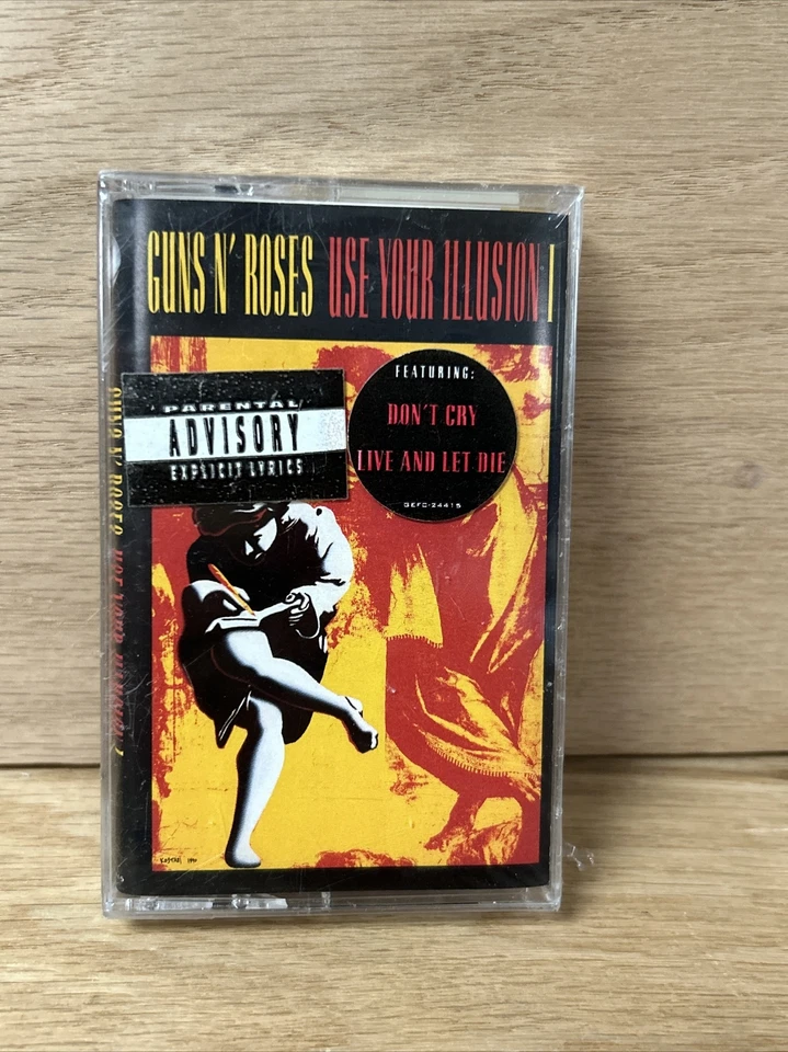 Use Your Illusion I [PA] by Guns N' Roses (Cassette, Sep-1991, Geffen) Sealed - Image 1 of 4