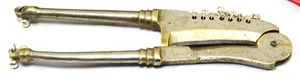 Brass Nickel polish Vintage Collectible Betel Nut Cracker Chime Bells. i12-295 - Picture 1 of 9
