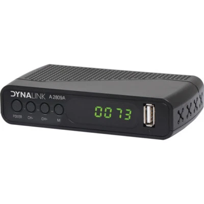 DYNALINK A2809A  HD Digital Terrestrial STB 12V Set Top Box - image 1 of 3