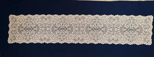 Ivory Lace Table Runner 14.5" x 70" Savoy Diningroom Livingroom Bedroom - Picture 1 of 4