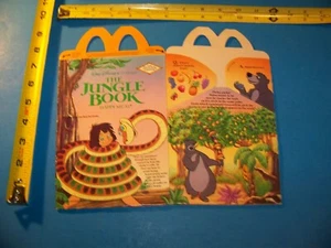 Vintage McDonald's Happy Meal Box "Walt Disney's The Jungle Book" 1990's - Picture 1 of 2