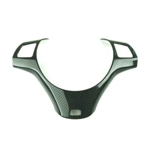Cubierta de marco de volante de fibra de carbono para BMW M3 E90 E91 E92 2005-2011 - Imagen 1 de 8