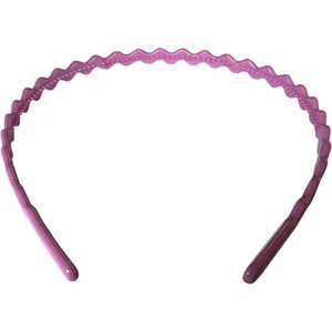 Dima para el cabello deportiva ondulada púrpura lavanda niñas mujeres niños gimnasio banda de Alicia - Imagen 1 de 3