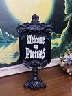 Tkmaxx Halloween Vintage Gothic Style Welcome My Pretties Witch Sign Spiders Web