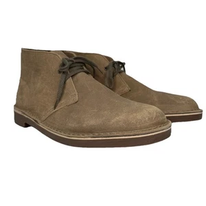 Clarks Uomo Bushacre 2 Chukka Stivaletto Taupe Scamosciato Taglia 11,5 M - Foto 1 di 10