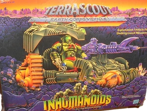 Inhumanoids 1986 TERRASCOUT Fahrzeug Hasbro Vintage Monster komplett neu mib box - Bild 1 von 8