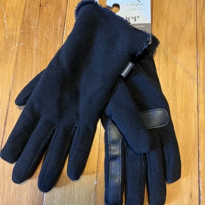 Guantes para mujer isotoner negro SmartDRI SmarTouch forrados de lana NEGROS talla única Foto 1 de 4
