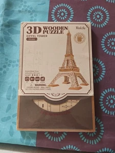 3D Wooden Puzzle Eiffel Tower - Foto 1 di 4