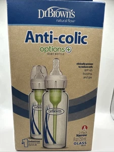 Dr. Brown's Natural Flow Baby Bottle 8 oz, 2 Pack (Level 1 flow) - Picture 1 of 6