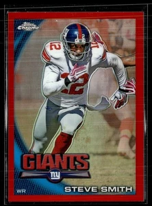 2010 TOPPS CHROME RED /25 STEVE SMITH GIANTS - Picture 1 of 1