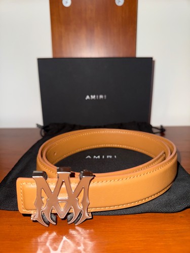 Cintura Amiri Logo MA QUAD 80 cm ($450 vendita al dettaglio)