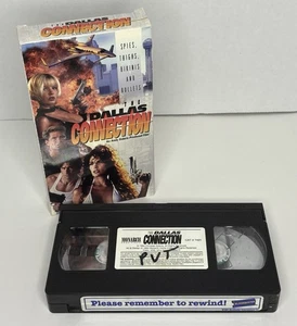 The Dallas Connection VHS 1994 Andy Sidaris Julie Strain Blockbuster Rental - Picture 1 of 5