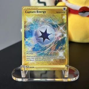 CAPTURE ENERGY 201/189 GOLD SECRET RARE TRAINER DARKNESS ABLAZE POKEMON - Bild 1 von 7
