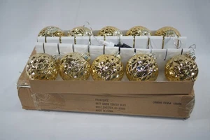 Frontgate Holiday Collection Large Lighted Christmas Tree Ornaments Bulbs - Picture 1 of 9