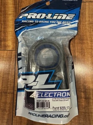 Proline Electron 2.2" MC (Clay) Off-Road Buggy Rear Tires #8255-17 - Image 1 of 2