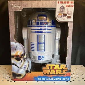 Disney Star Wars R2D2 Measuring Cups & Spoons  9 Measuring Units NOB - Picture 1 of 6