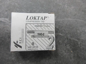 (9 pcs) Burndy LOKTAP YHO-2 Compression Tap Connector New - Picture 1 of 2