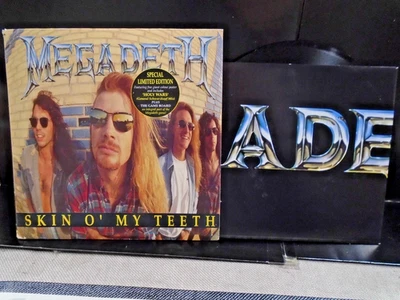 MEGADETH " SKIN O` MY TEETH "  EX+ COND.IN PIC SL. WITH GAMEBOARD - Image 1 of 2