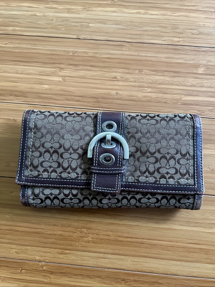 Cartera Coach Chequera Foto 1 de 4