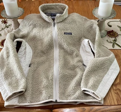 Lã Patagonia Synchilla Feminino Médio Sherpa - Forrado Zíper Frontal Completo Champanhe - Imagem 1 de 4