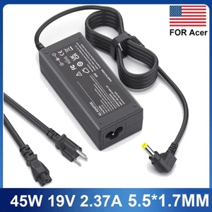45W 30W Laptop Charger For Acer Aspire One 1 D255 D255E D260 ZG5 ZA3 5.5*1.7mm - Picture 1 of 6