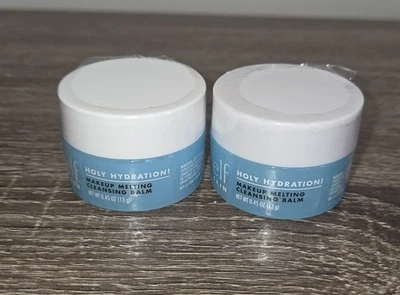 2 e.l.f. PIEL Mini Santa Hidratación! Bálsamo limpiador de fusión de maquillaje nuevo Foto 1 de 4