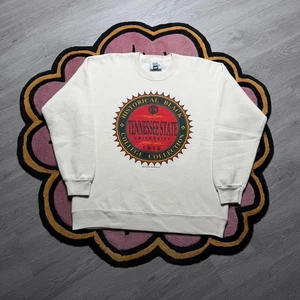 Sudadera de Colección Años 90 Universidad Estatal de Tennessee HBCU Logo Gráfico Cuello Redondo XL - Imagen 1 de 6