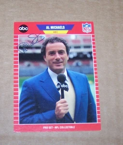 Pro Set Announcer Al Michaels Signed Autograph Card H3 - Picture 1 of 1