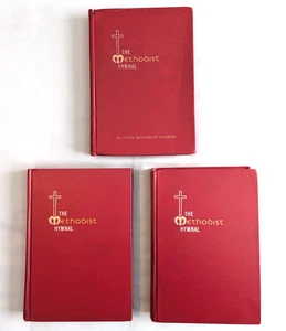 The Methodist Church Hymnal Vintage 1966 Hard Cover Red 827 Hymns 22 Rituals - Picture 1 of 22