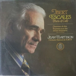 ESCALES-OVERTURE-TROPISMES-MARTINON-ORIGINAL ANGEL S-37194 VINYL LP-RARE - Picture 1 of 1