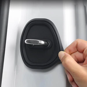 2PCS Car Door Lock Silencer - Universal Soft Silicone Protector Easy Install New - Picture 1 of 18