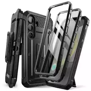 Custodia protettiva Supcase Unicorn Beetle Pro Panzer Galaxy S25 set di 2 nero verde - Foto 1 di 15