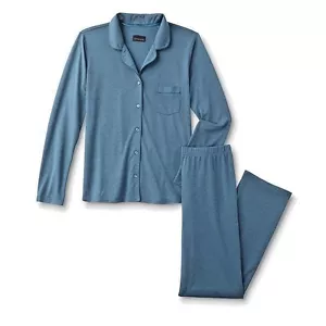 Damen Plus 2 Teiliges Pyjama Set Türkis Größe 1X Neu - Bild 1 von 2