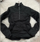 Lululemon Down For It All Pullover Size 6 Black