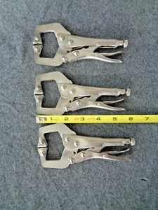 3 - Alicates de Bloqueo 6" Tipo Empuñadura de Tornillo Abrazadera de Soldadura - Imagen 1 de 4
