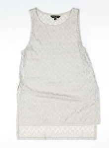 New Look Womens Beige Polyester Blend Tank Size 12 - Picture 1 of 12