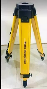 Trípode telescópico de madera para teodolito digital/estación total - Imagen 1 de 3